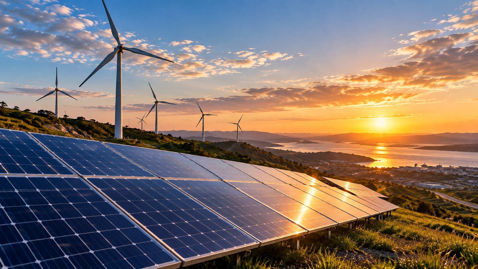 Wind and solar renewable energy infrastructure